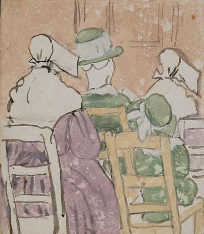 Figuren in der Kirche von Gwen John