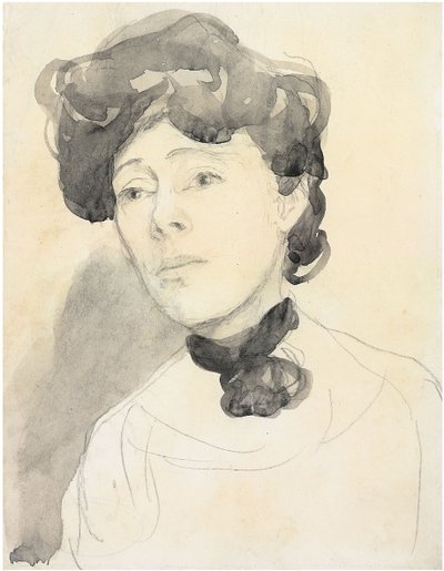 Porträt einer Dame, ca. 1909-1910 von Gwen John