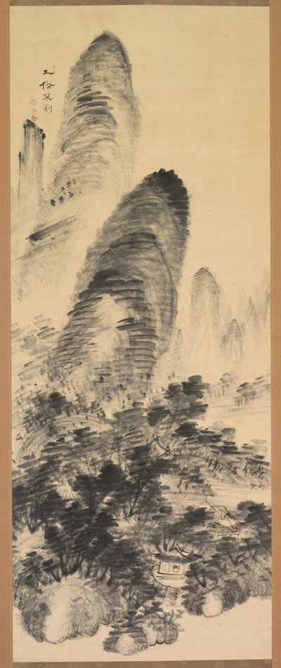 Verboten für das gemeine Volk, späte 1800er - frühe 1900er von Uragami Gyokudo