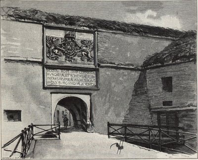 Das Tor der alten Festung in Komárno, 1890er Jahre von Gyula Háry