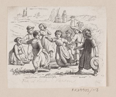 Illustration zu "Fra et Vindue i Vartou" in H.C. Andersen, "Eventyr og Historier", Band 2 von H.P. Hansen
