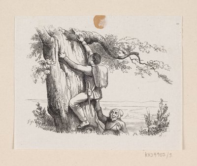 Illustration zu "Das Feuerzeug" in H.C. Andersen, "Märchen und Geschichten", Band 1 von H.P. Hansen