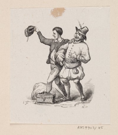 Illustration zu "Des Kaisers neue Kleider" in H.C. Andersen, "Märchen und Geschichten", Band 1 von H.P. Hansen