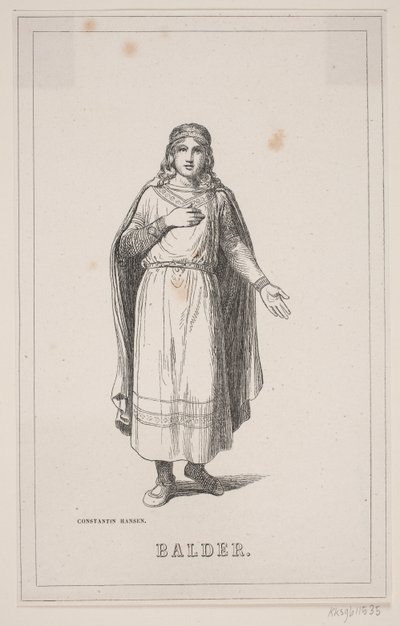 Balder. Illustration zu Fabricius