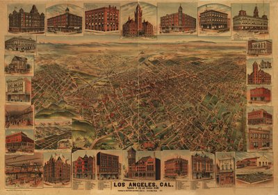 Los Angeles, Cal., Bevölkerung der Stadt und Umgebung 65.000. von H.; Elliott Pu Co.; Southern California Land Co. Elliott