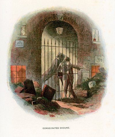 Illustration für Bleak House von Hablot Knight (1815-92) (after) Browne