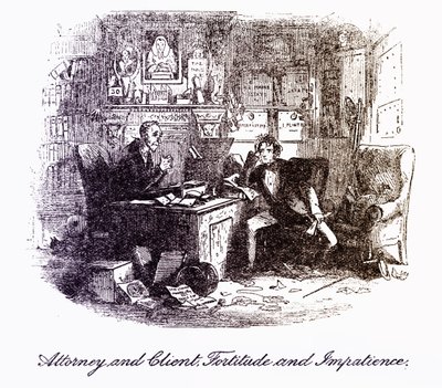 Bleak House von Hablot Knight Browne