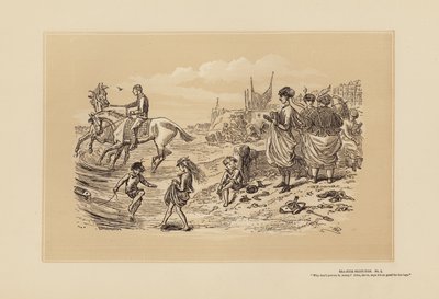 Skizzen am Meer, Nr. 2, Es ist so gut für die Beine (Gravur) von Hablot Knight (1815 92) Browne