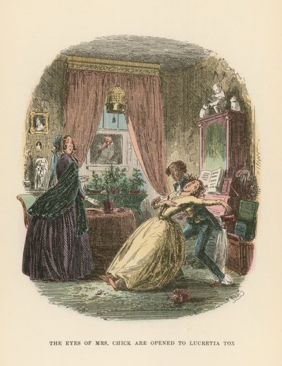 Illustration für Dombey und Sohn von Hablot Knight Browne