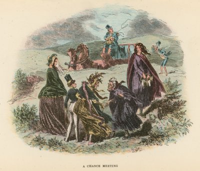 Illustration für Dombey und Sohn von Hablot Knight Browne