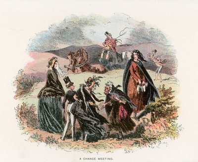 Illustration für Dombey und Sohn von Hablot Knight Browne