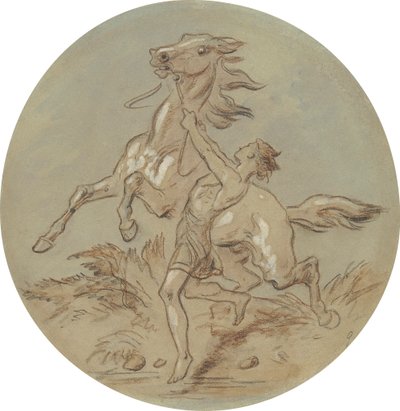 Eines von achtzehn Designs für eine Serie von Platten, die Venus und Adonis illustrieren von Hablot Knight Browne
