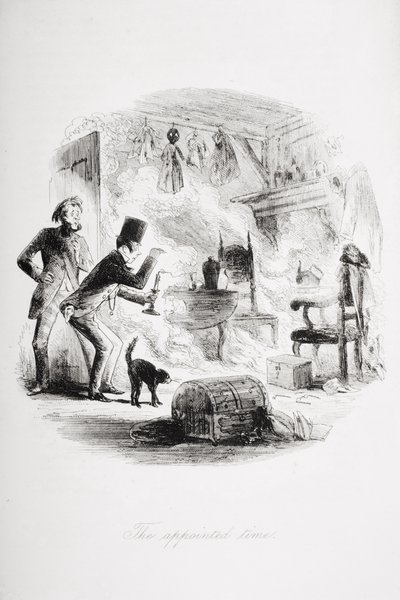 Die festgelegte Zeit, Illustration aus 