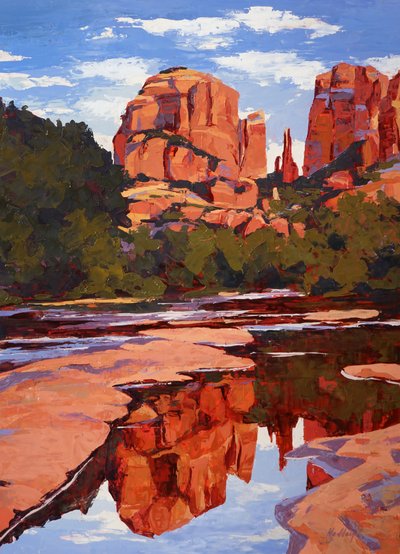 Reflexion, Sedona, ca. 2024 von Hadley Rampton