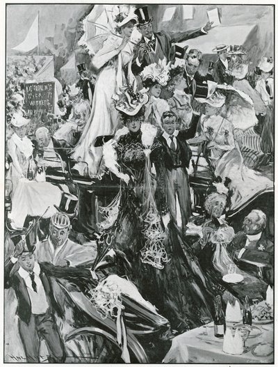 Eton und Harrow Cricketspiel von Hal Hurst