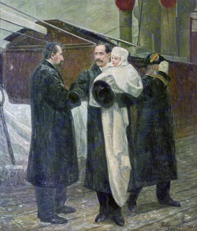 König Haakon auf norwegischem Boden im Jahr 1905 von Halfdan Frithjof Strom
