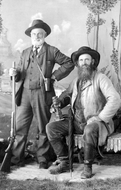 Richard Maynard und Kapitän Newton H. Chittenden, ca. 1875 von Hannah Maynard