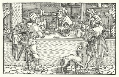 Der Geldwechsler von Hans (after) Burgkmair