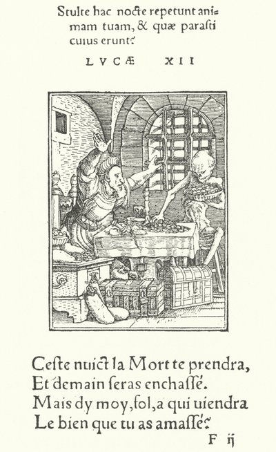Der Geizhals von Hans (after) Holbein the Younger