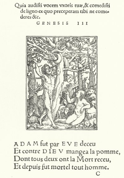 Die Versuchung von Hans (after) Holbein the Younger