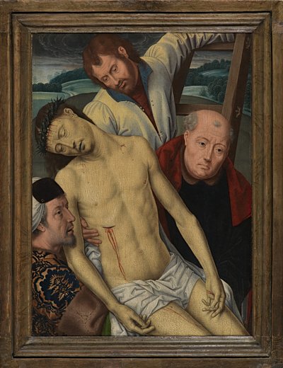Kreuzabnahme, ca. 1491-1519 von Hans (after) Memling