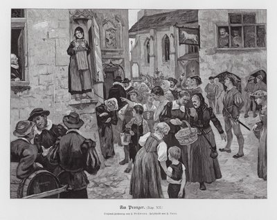 Frau im Pranger von Hans Bachmann