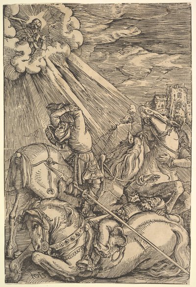 Bekehrung des Paulus, ca. 1514 von Hans Baldung
