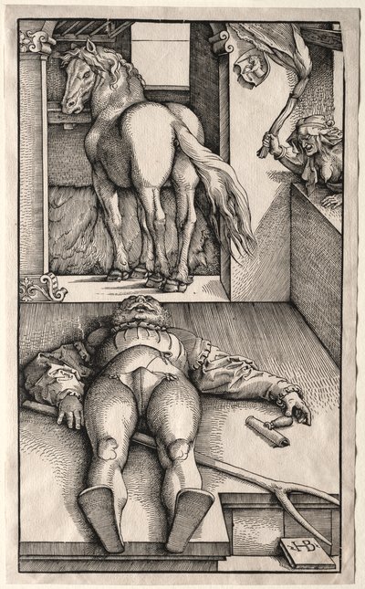 Der verhexte Bräutigam von Hans Baldung