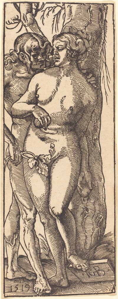 Adam und Eva, 1519 von Hans Baldung Grien