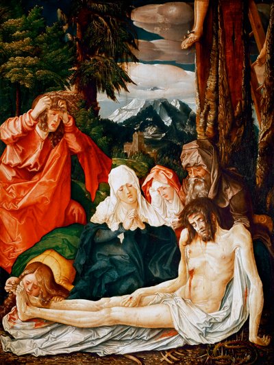 Die Klage über den toten Christus - Hans Baldung von Hans Baldung Grien