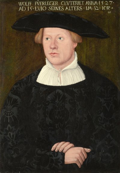 Porträt von Wolff Fürleger von Hans Brosamer