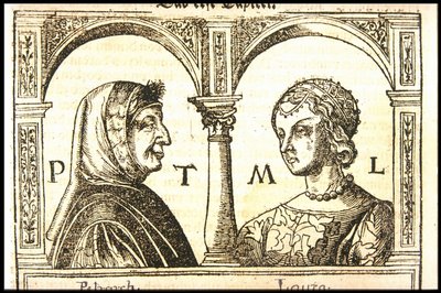 Petrarca und Laura, ca. 1545 von Hans Burgkmair the Elder