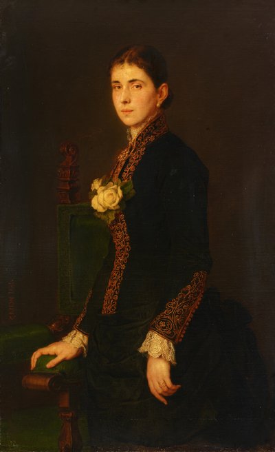Porträt der Louise Jauner von Hans Canon
