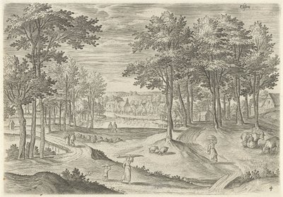 Ansicht von Elsene von Hans Collaert (I)