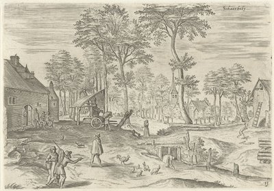 Ansicht von Schaarbeek von Hans Collaert (I)