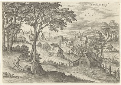 Ansicht von Sint-Gillis von Hans Collaert (I)