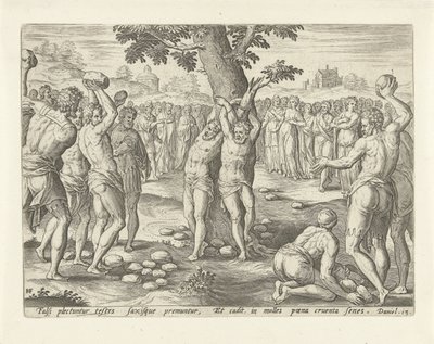 Steinigung der Ältesten von Hans Collaert (I)