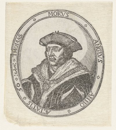 Porträt von Thomas More von Hans Holbein (II) (attributed to)