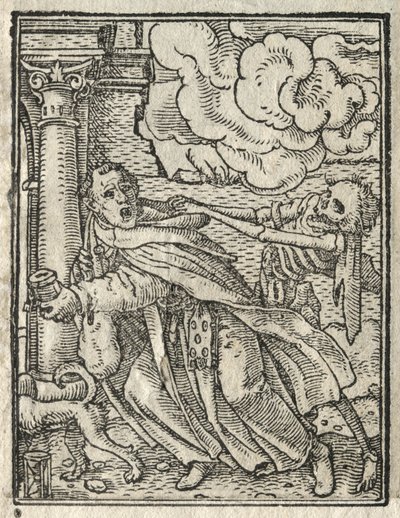 Der Totentanz: Der Bettelmönch; Die Nonne von Hans Holbein