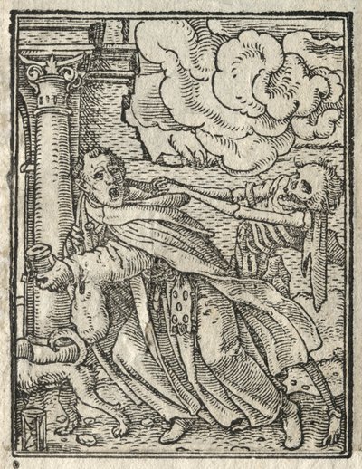 Der Totentanz: Der Bettelmönch, Die Nonne von Hans Holbein