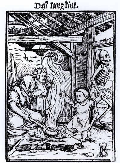 Der Tod holt ein Kind, aus der Serie 