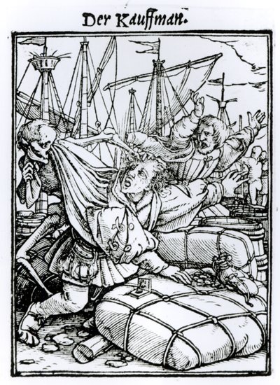 Der Tod und der Kaufmann, aus 
