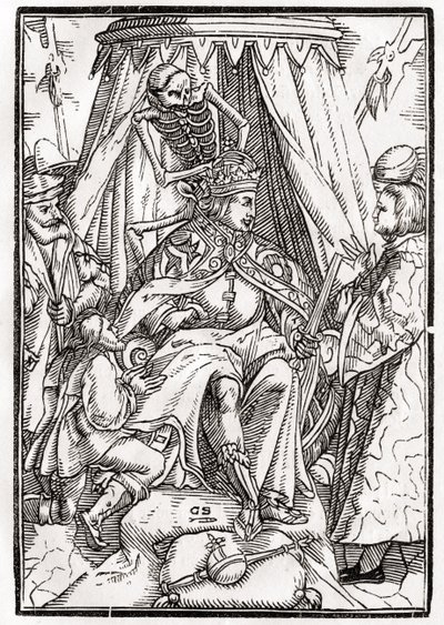 Der Tod kommt für den Kaiser, graviert von Georg Scharffenberg, aus 