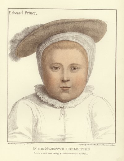 Edward, Prinz von Wales (Aquatinta) von Hans Holbein der Jüngere