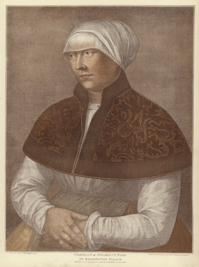 Elsbeth, die Frau von Hans Holbein von Hans Holbein der Jüngere