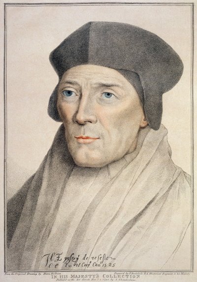 John Fisher, Bischof von Rochester (1469-1535), graviert von Francesco Bartolozzi (1727-1815) von Hans Holbein der Jüngere