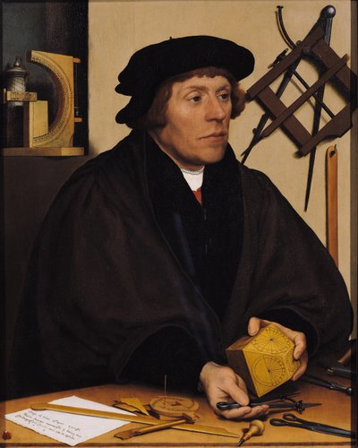 Porträt von Nicholas Kratzer (1487-ca.1550) 1528 von Hans Holbein der Jüngere
