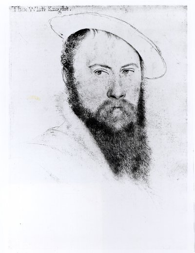 Porträt von Sir Thomas Wyatt der Jüngere (ca. 1521-54) von Hans Holbein der Jüngere