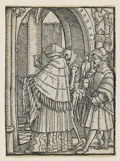 Der Kanon aus dem Totentanz (Lyon), 1538, 1523-1526 von Hans Holbein der Jüngere