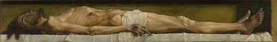 Der tote Christus von Hans Holbein der Jüngere